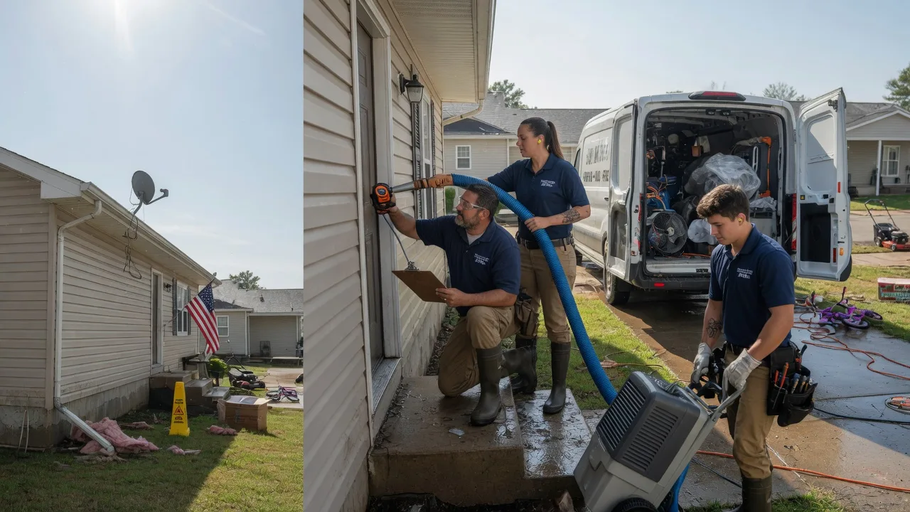 Ceiling Water Damage Restoration in Lexa, AR near me